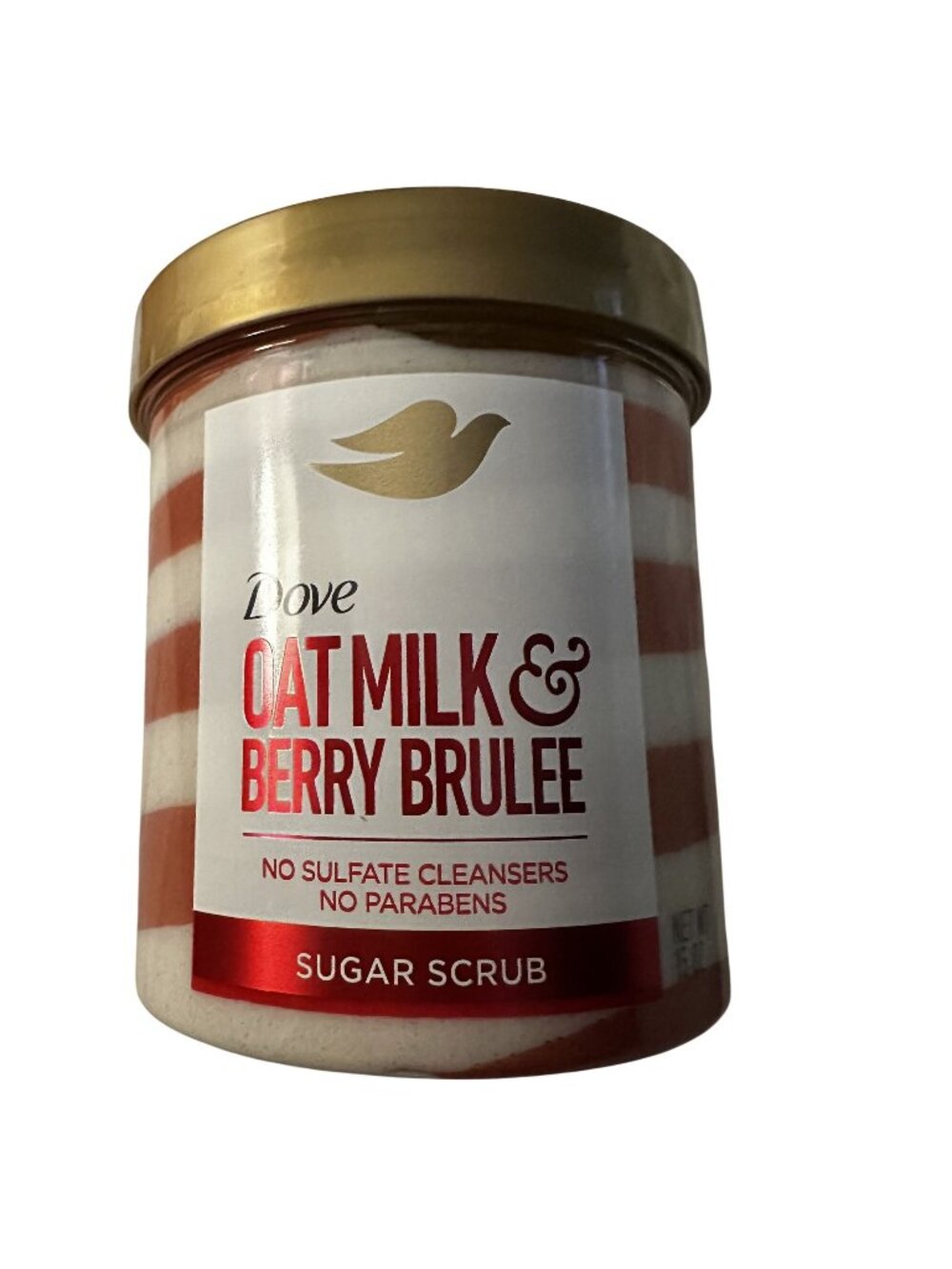 Dove Oat Milk and Berry Brulee Sugar Scrub No Sulfates No Parabans 15oz